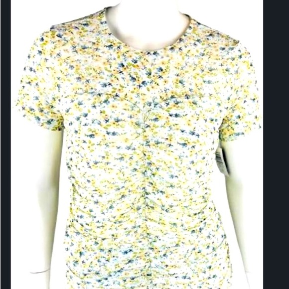 NWT Torrid stretch mesh ruched top, Torrid size 2 - Picture 2 of 7